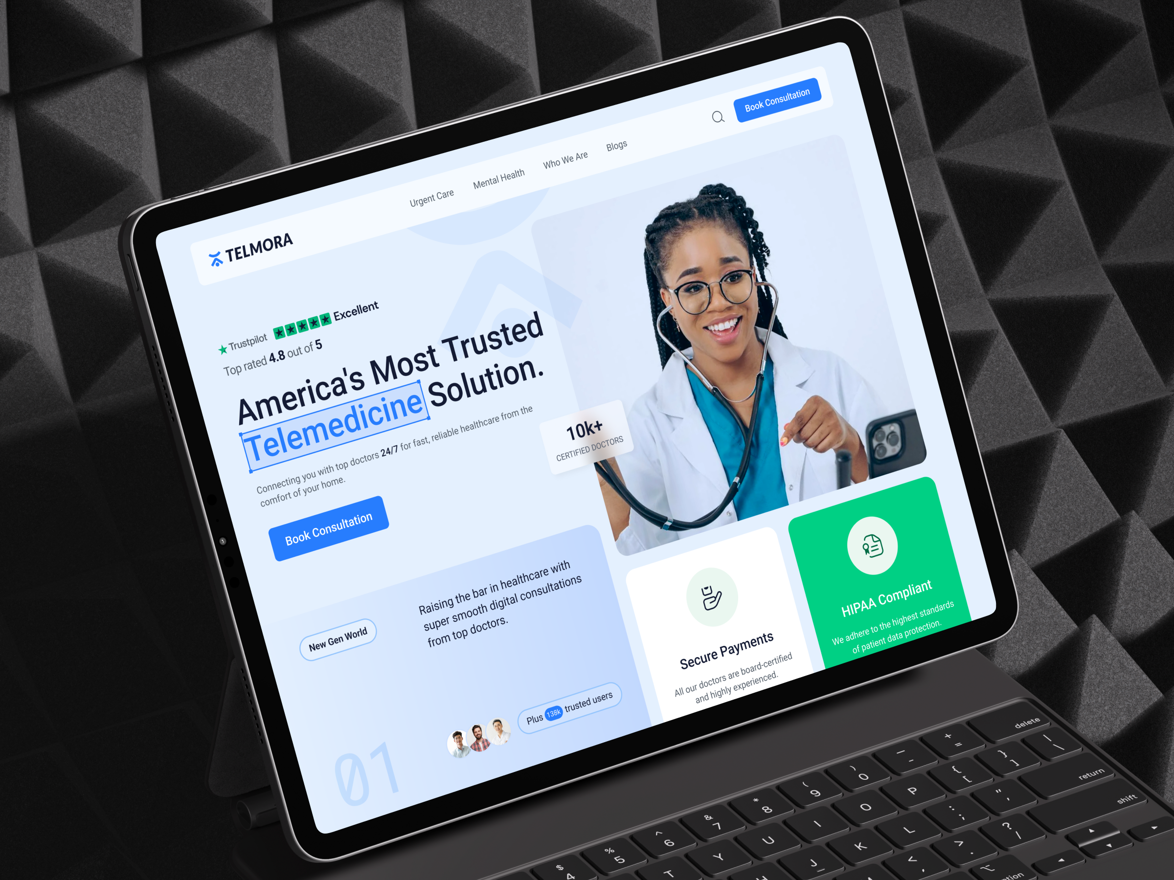 Example of Webflow Design & Development