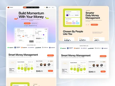 Finstack - SaaS Landing Page b2b
