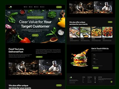 Food Delivery Website fast food sales fast food shop food food delivery food delivery website food design food landing page food seals food shop food website ux healthy food ui online food shop restaurant management restaurant website