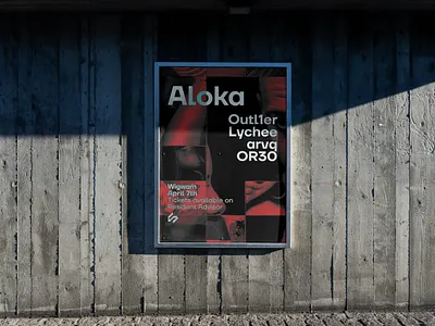 Poster Campaign | Aloka brand identity brand strategy branding editorial graphic design grid grids lay out poster typography