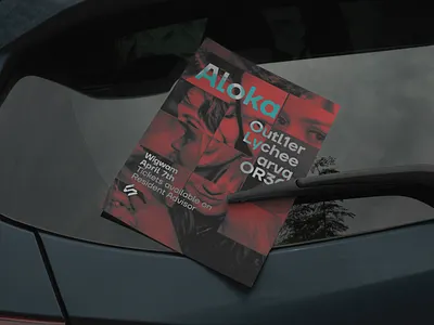 Poster Campaign | Aloka campaign editorial grid lay out poster swiss design typography