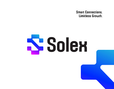 Solex - S logo, S letter, S tech logo, UI, AI, Website ai app application brand identity branding gradient logo logo logo design logo designer modern logo s letter logo s logo s tech logo s technology logo stsohan tech technology ui web3 website
