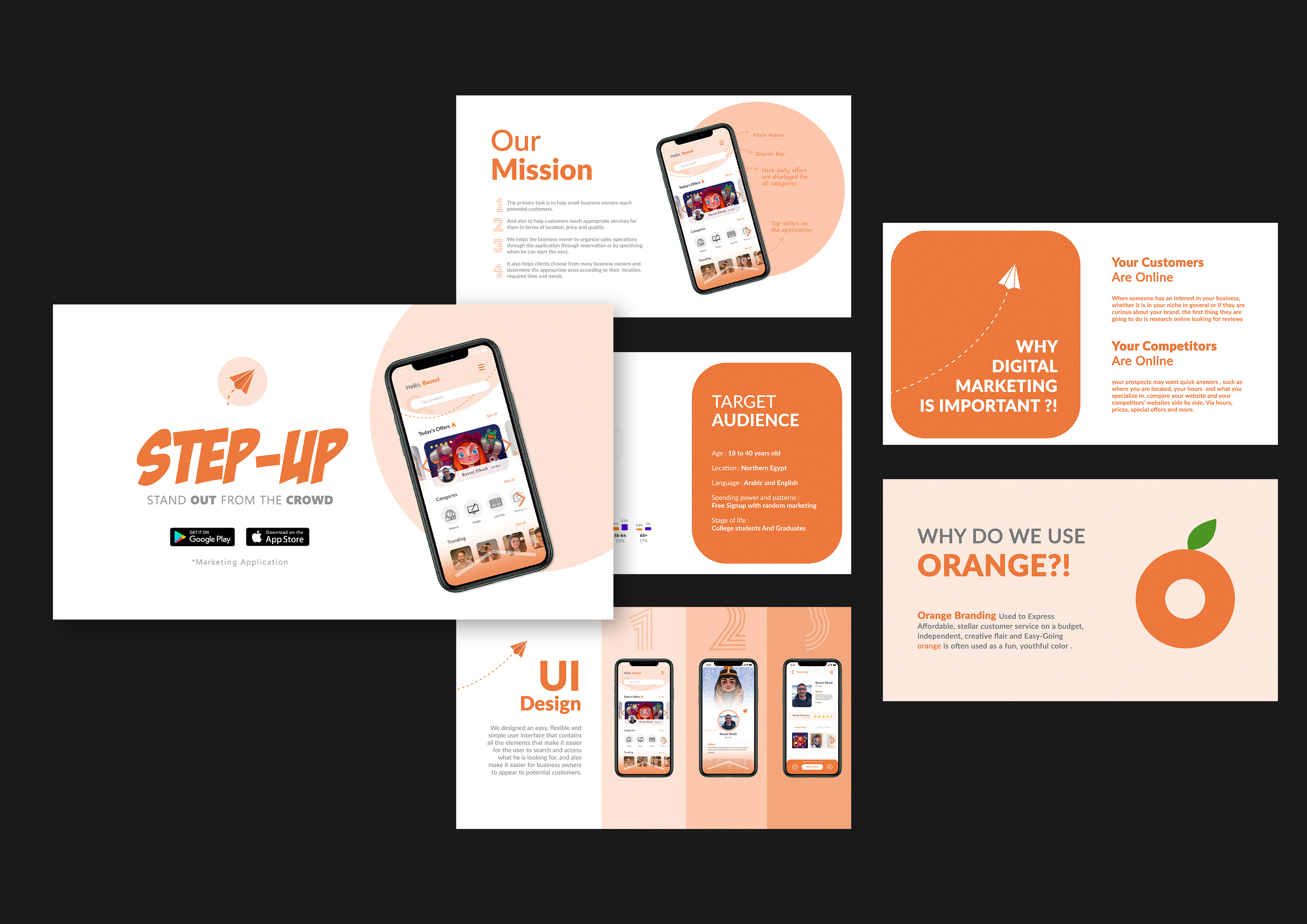 Example of Modern Pitch Deck Business Presentation