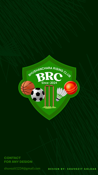 BRC Club logo design 2025 branding club logo custom logo graphic design logo spots logo