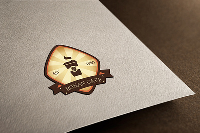Cafe Logo brand brand identity branding design graphic design logo stationary