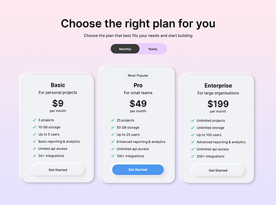Pricing Page - Daily UI Challenge 30 daily ui 30 daily ui challenge 30 pricing pricing design pricing page pricing page daily ui pricing page design pricing page ui pricing page uidesign pricing plan pricing plan ui pricing plans pricing table pricing ui pricing uidesign web design