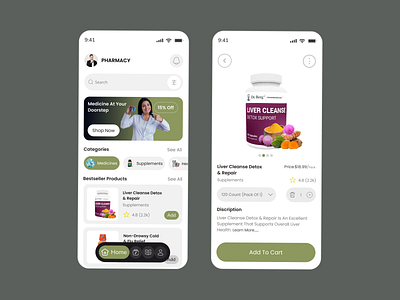 Pharmacy App Design apps design clean delises medicin apps mobile apps modern apps pharmacy app pharmecy scan ui ux