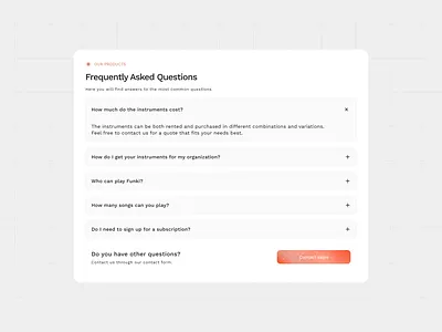 FAQ design faq ui ux