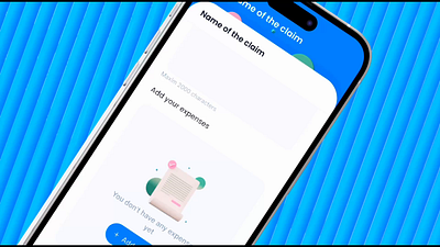 Expense management App claim management expense management mobility travel ui