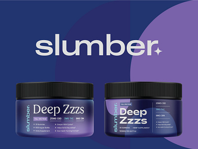 Slumber / Branding & Packaging Design 3d balance branding cbd cbn health hemp label logo medicine nigth nutrition packaging packaging design supplement ui vitamins wellness