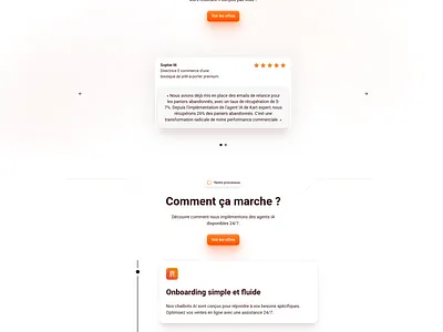 Landing page pour une agence IA : Kart Expert