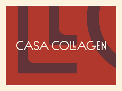 Casa Collagen / Logo / Branding 3d brand identity branding care collagen health logo logo design logo mark medical medicine natural packaging skin skin care supplement vitamins wellness
