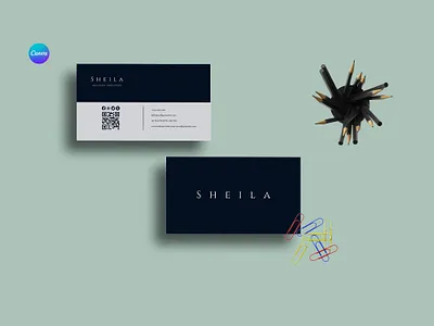 Business card template name