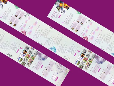 Landing page for an art school design graphic design ui ux