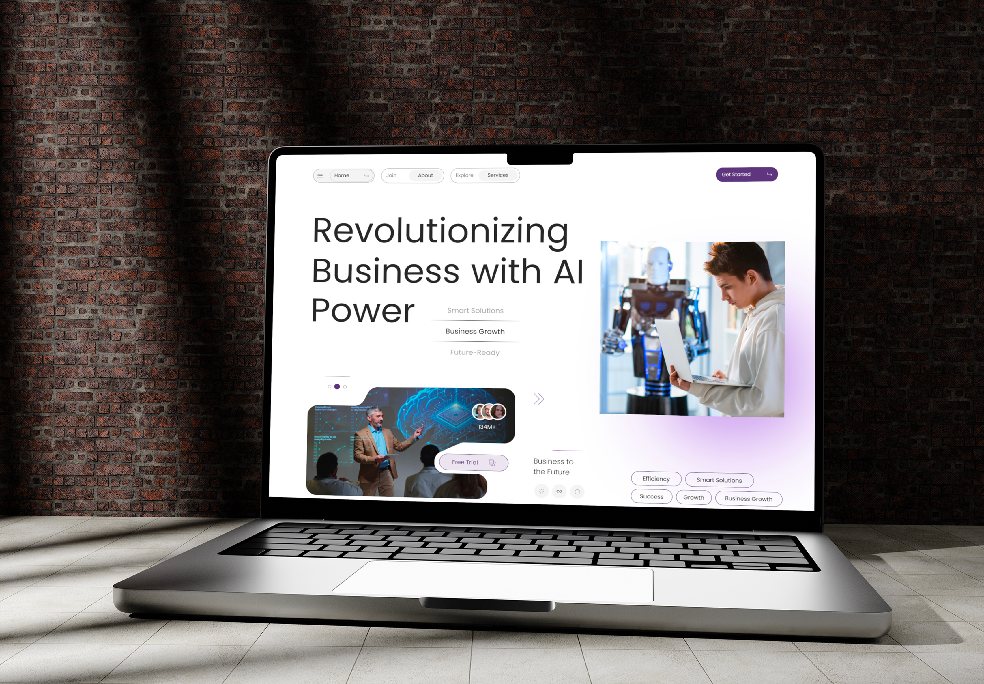 IntelliAssist – AI Business Landing Page ai ai website artificial intelligence branding design figma figma design graphic design landing page landing page design ui ui design uiux user experience user interface ux ux design web design website website design