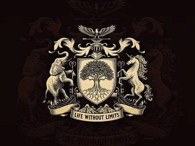 Coat of Arms branding graphic design illustration logo