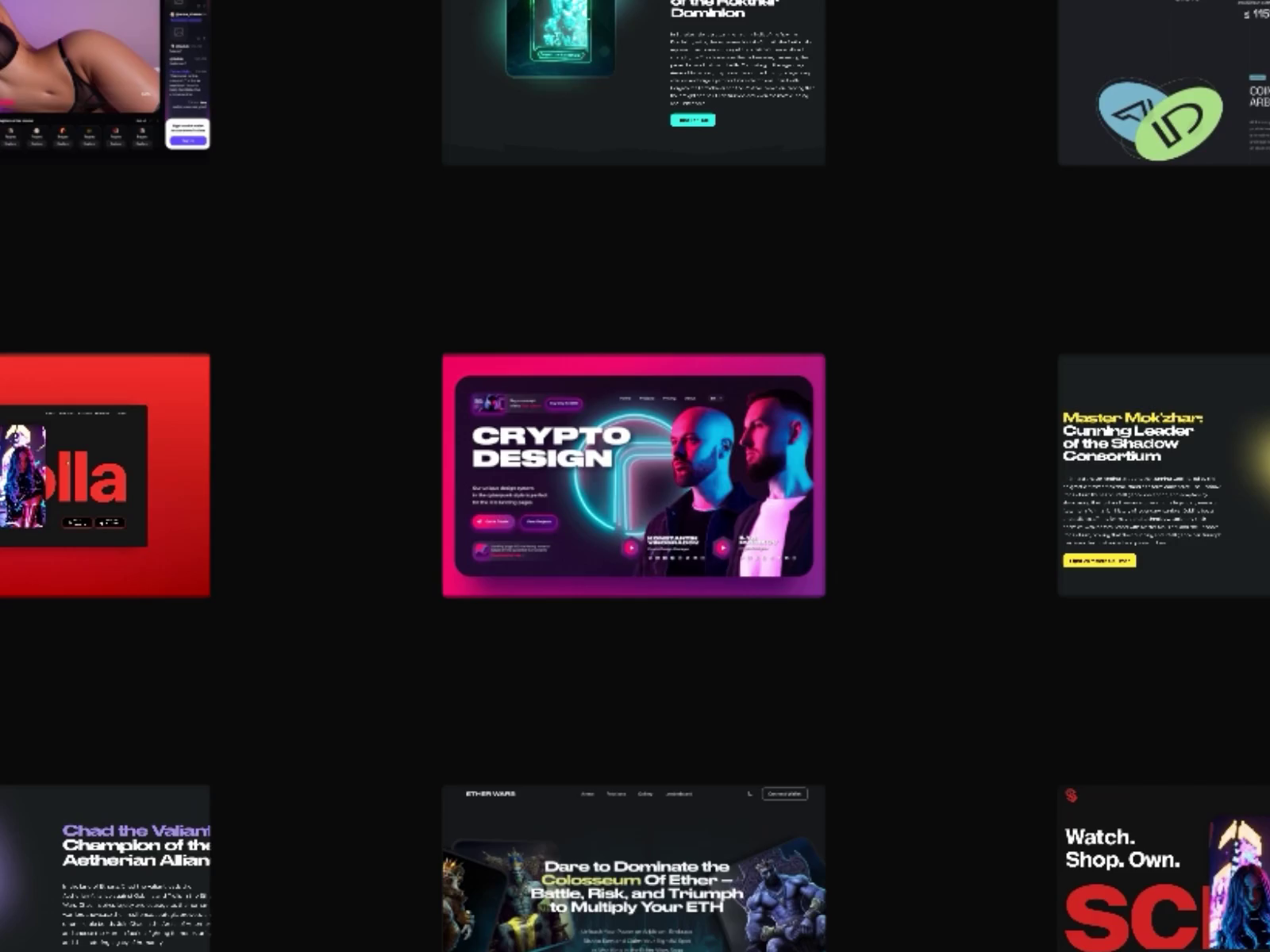 Example of UI/UX Design SHOWREEL | Vino Costa