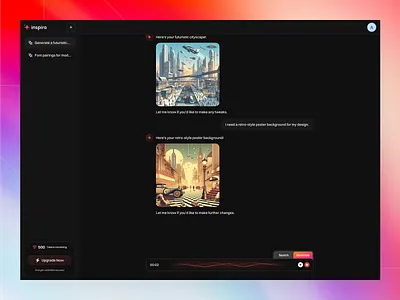 AI Image Generation Through Voice Command ai application apps best craftora design hire minimal prompt saas tool top ui ux voice recording voice to text