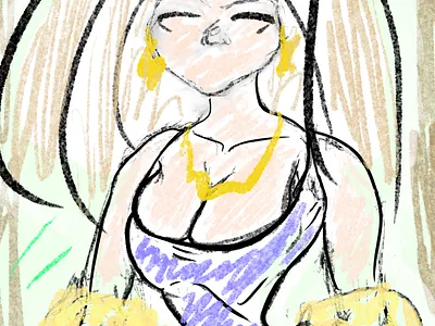 Party Lisa art color digital art party sexy woman