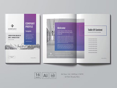 Company Profile Indesign 2023 agency annual annual report brochure brochure 2023 business business brochure company company profile corporate identity indesign portfolio print printable project proposal report template