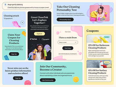 Website Banners Cleanipedia ads banner branding cleaning community design graphic design landing page platfotm product design promotion ui website banner website design