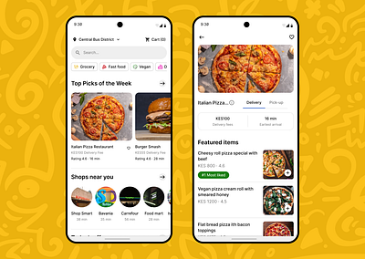 #DailyUI - Food Order App dailyui food order mobile app ui