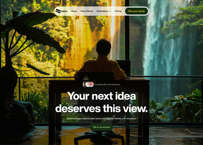 Flowcation - Complete Landing page airbnb design early startup figma homepage inspiration landing page minimal product design startups ui uiux ux web web design web designer website