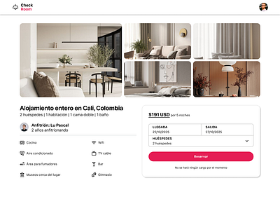 Day 67 Hotel or Vacation Rental Booking - Daily UI Challenge dailyui ui