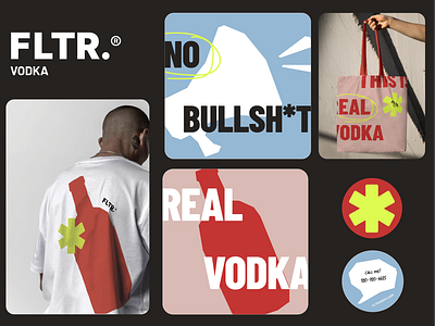 FLTR Vodka Branding