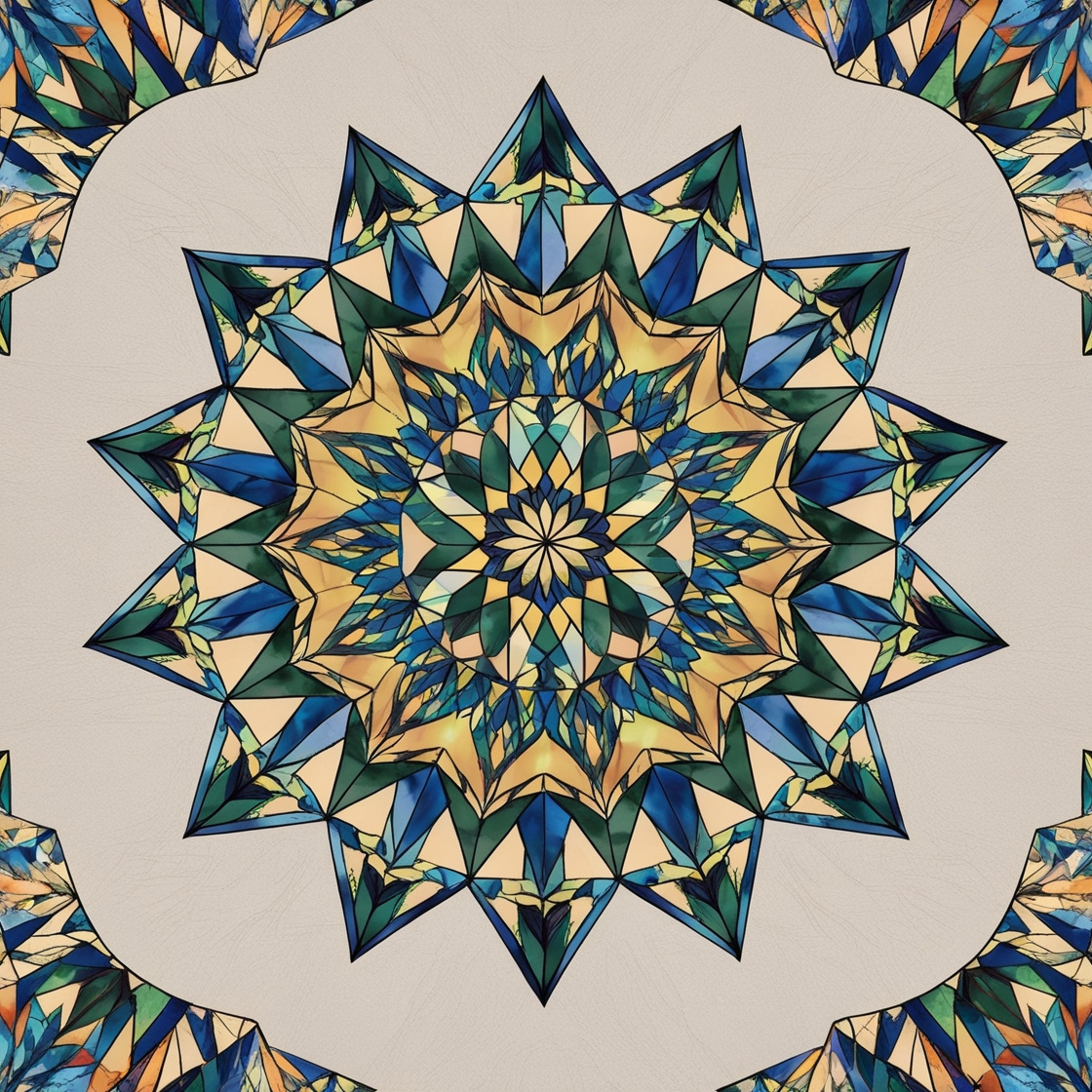 Example of Kit 6 Mandalas   Estamparia E Fundo