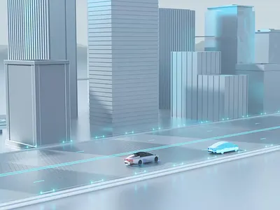 Automotive intelligence visualization and HMI by milkinside 3d ai automotive branding car demo interior render road snow stop storm sun ui ux vehicle voice wave weather