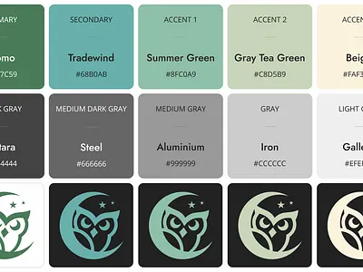 Coven - A Cooperative Adventure Roleplaying System brand book brand guideline brand sheet branding design ui ux