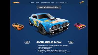Hot Wheels Prototype animation branding logo motion graphics ui