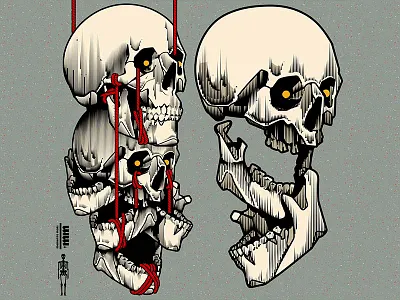 MMXXV / MM* cartoon character design graphic design illustration skull vector