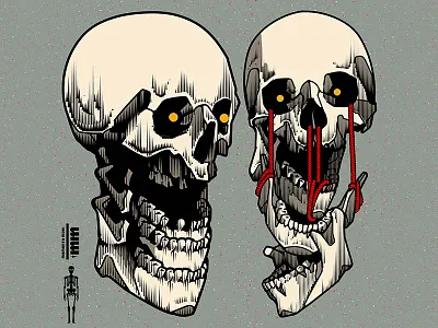 MMXXV / MM* cartoon character design graphic design illustration skull vector