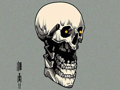 MMXXV / MM* cartoon character design graphic design illustration skull vector