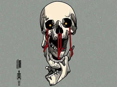 MMXXV / MM* cartoon character design graphic design illustration skull vector