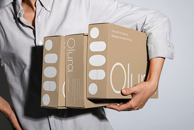 Olura Mailer Design brand identity branding branding design design graphic design illustration logo logotype mailer mailer box mailer box design mailer design packaging packaging design vector vitamin vitamin design womens vitamins