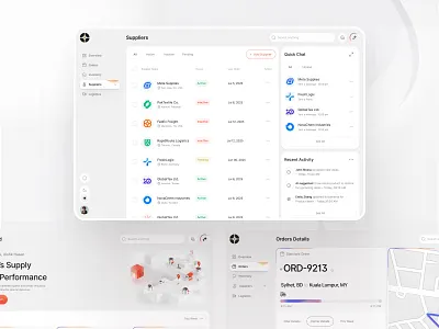 Supplier Management Dashboard – Inventory & Orders UI b2b management system b2b platform design business analytics dashboard business management ui data dashboard ui enterprise saas design inventory management ui inventory tracking ui logistics dashboard ui logistics platform design management system web app modern web dashboard operations management system order management ui supplier management dashboard supplier portal design supply chain dashboard supply management software vendor tracking dashboard warehouse management system