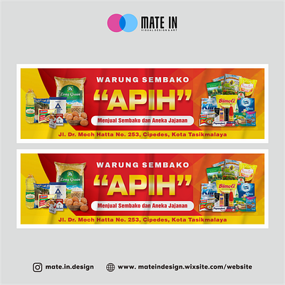 Banner Design advertising banner ads banner design banners brand identity branding desain banner desain spanduk design graphic design spanduk visual branding
