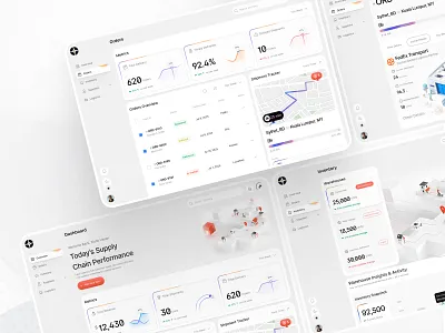 Supply Chain Dashboard – Overview & Insights UI b2b management software business analytics dashboard carrier tracking ui data dashboard ui enterprise saas design inventory management ui inventory tracking dashboard logistics dashboard ui logistics management system management system web app modern web dashboard operations management ui order management system order tracking dashboard shipment tracking ui supplier management dashboard supply chain dashboard supply chain management ui supply management platform warehouse management system