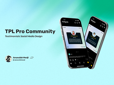 TPL Pro Community Testimonials social media design community design graphic design instagram social media testimonials