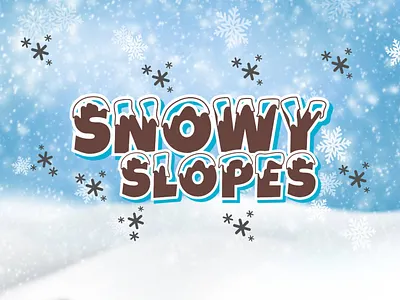Snow Font Winter Holiday Font Christmas Snowy Letters 3d animation graphic design
