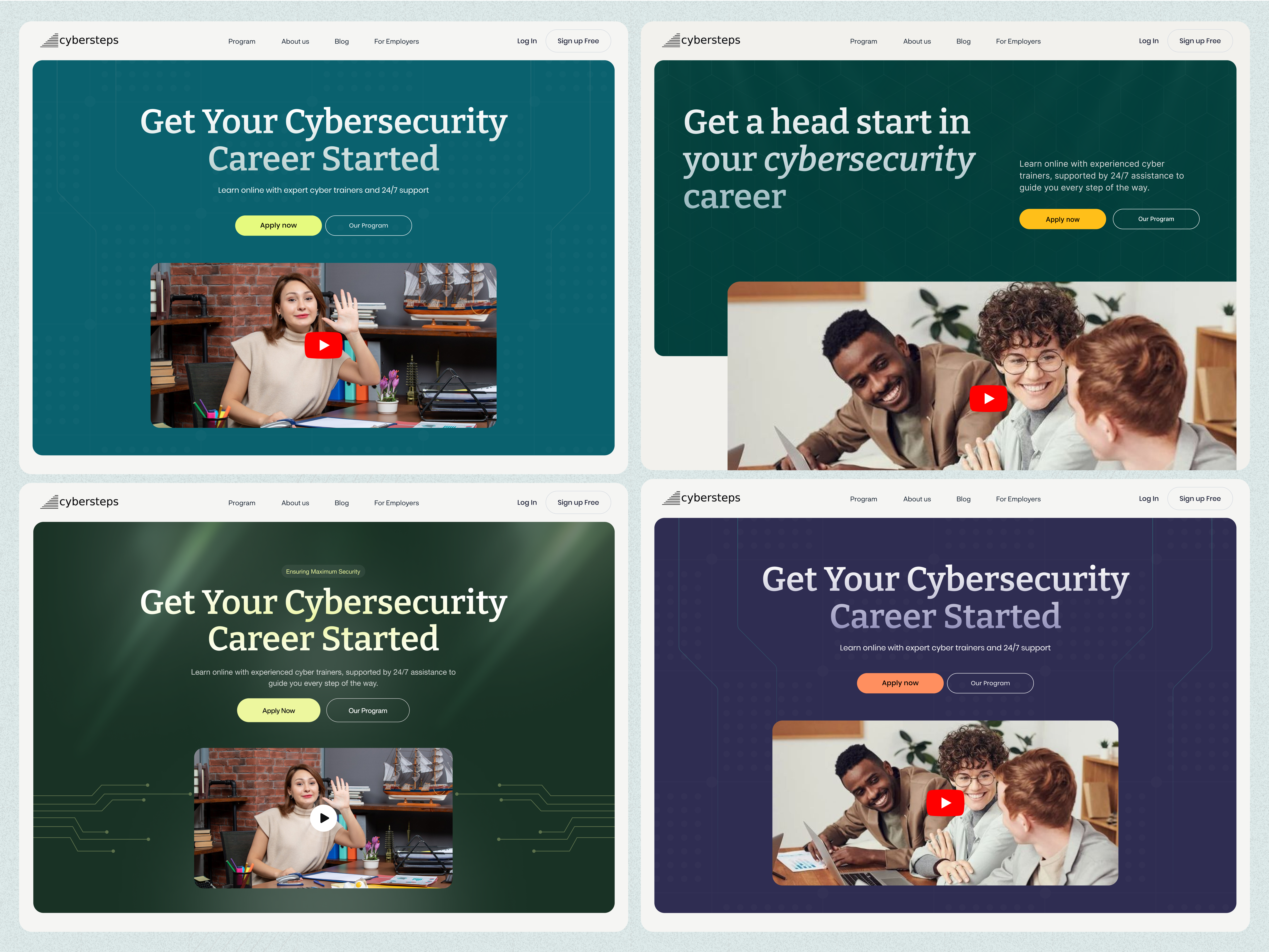 CyberSecurity Website 2025 accessibilitymatters admin cybersecuritydesign dailyui designfortech designsystem edtech herosection interfacedesign landingpagedesign learning website modernwebdesign security startupdesign webdesign website design