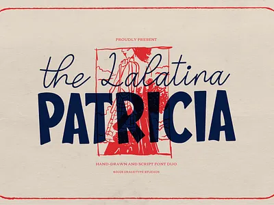 Lalatina Patricia | Hand Drawn Script Duo freehand