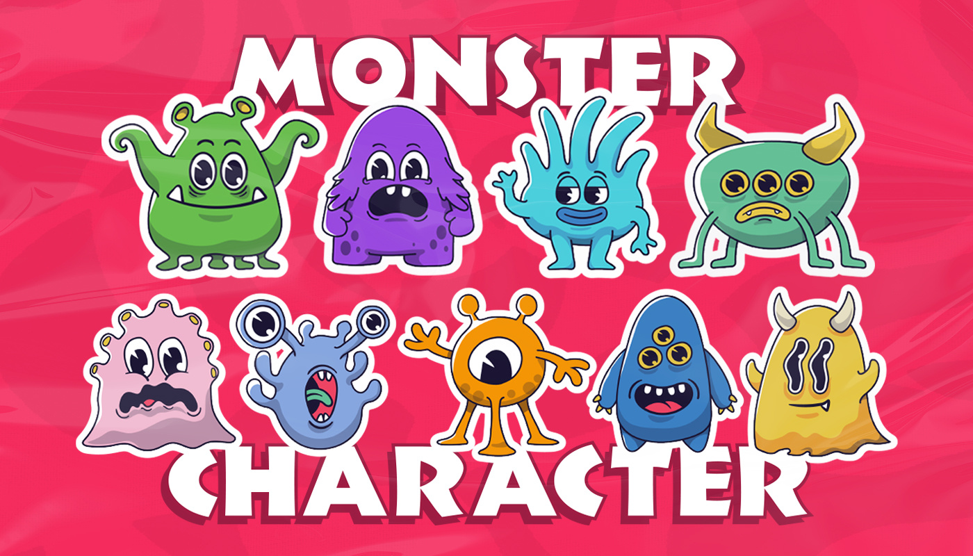 Monster Character character illustration monster mosnter character