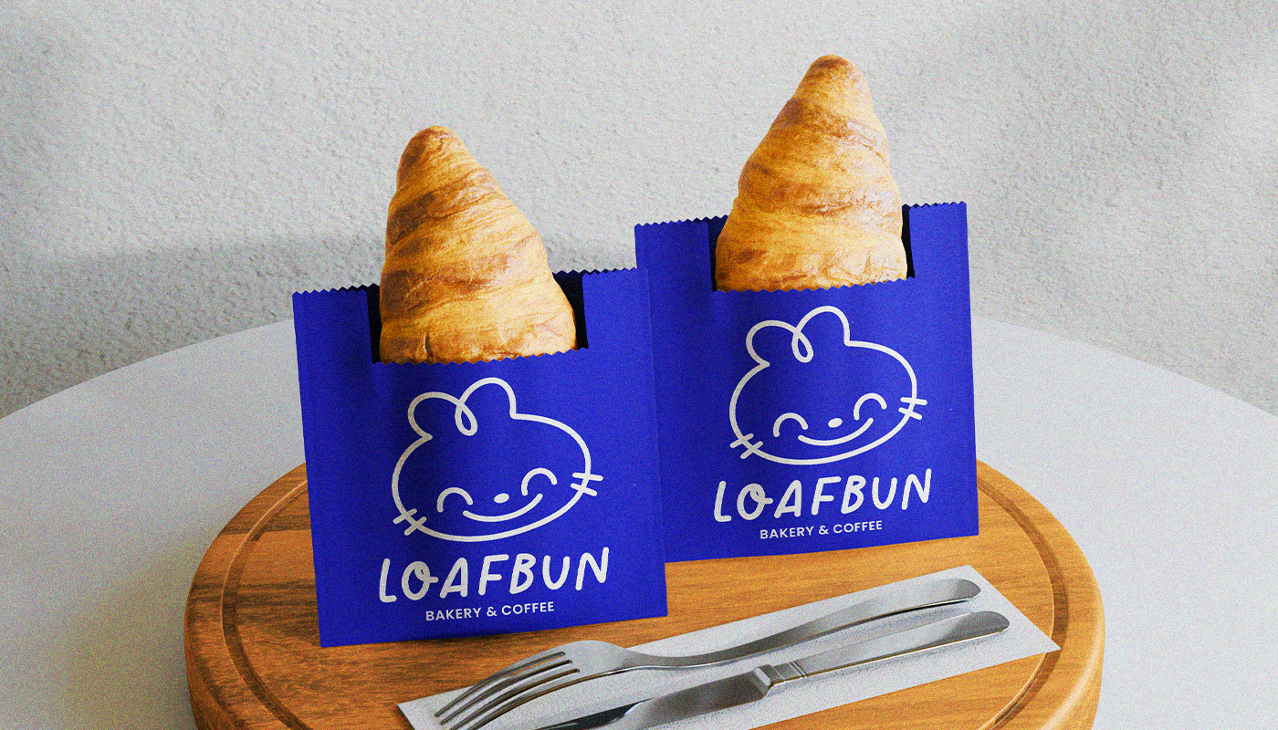 LOAFBUN - Bakery and Coffee Branding bakery bakery branding brand book brand guide branding branding logo cartoon coffee coffee branding design graphic design illustration logo logo branding logo cartoon minimalistm logo