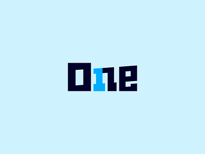 1 in One Leaning Letters 1 brand brand design branding clever design font graphic design hidden letter logo number one serif slab text thick typeface typography