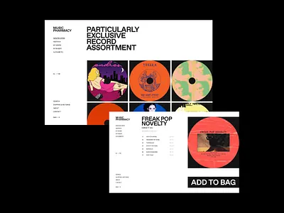 Music Pharmacy clean design design ui web website