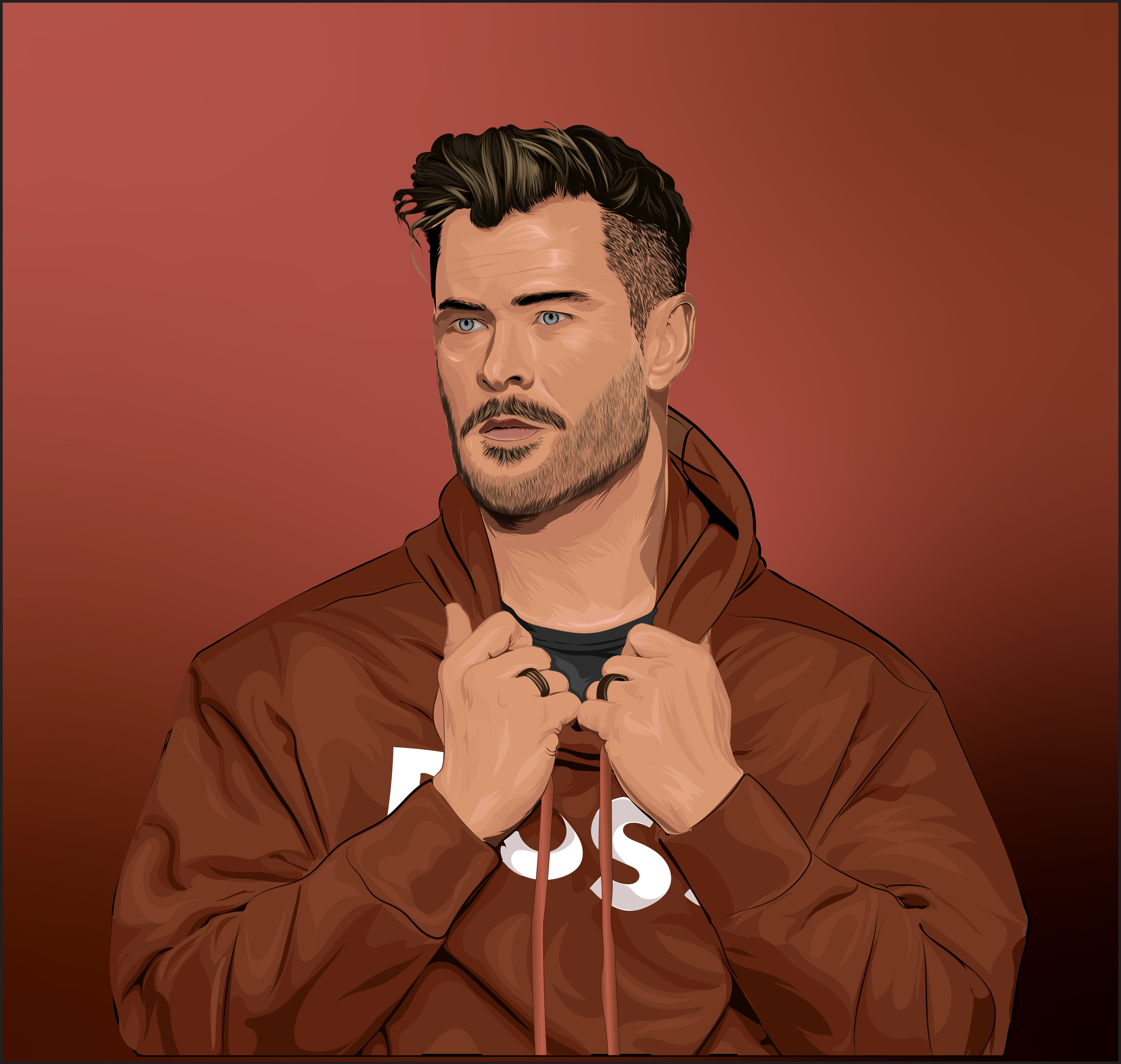 Example of Vector Illustrations And Portraits